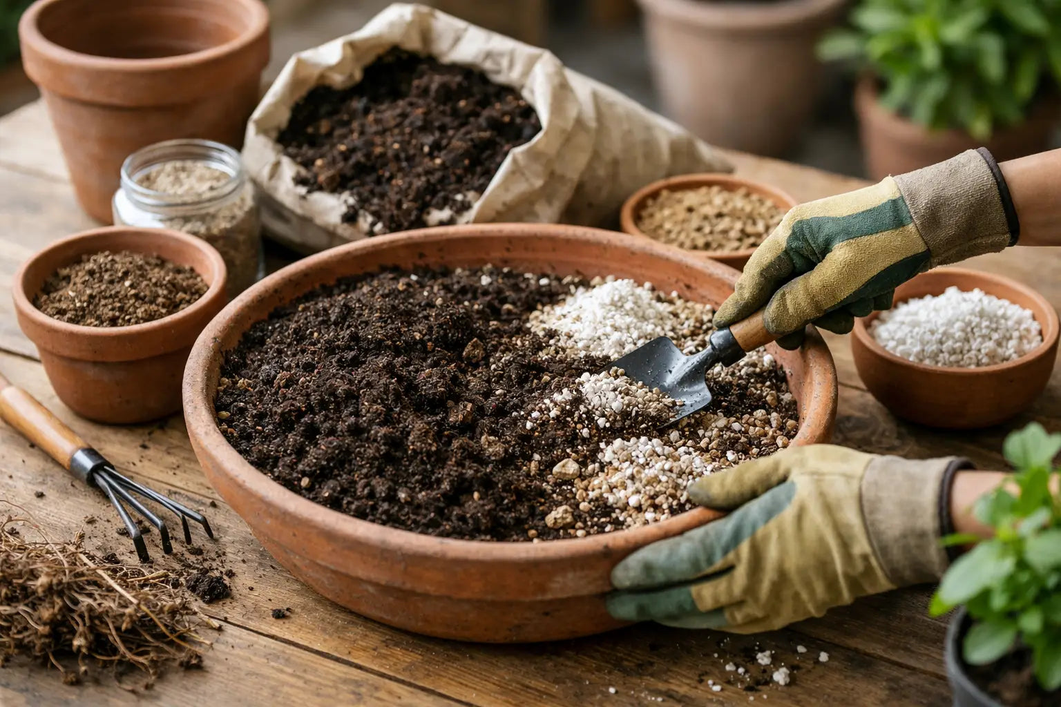 How to Refresh Old Potting Mix at Home