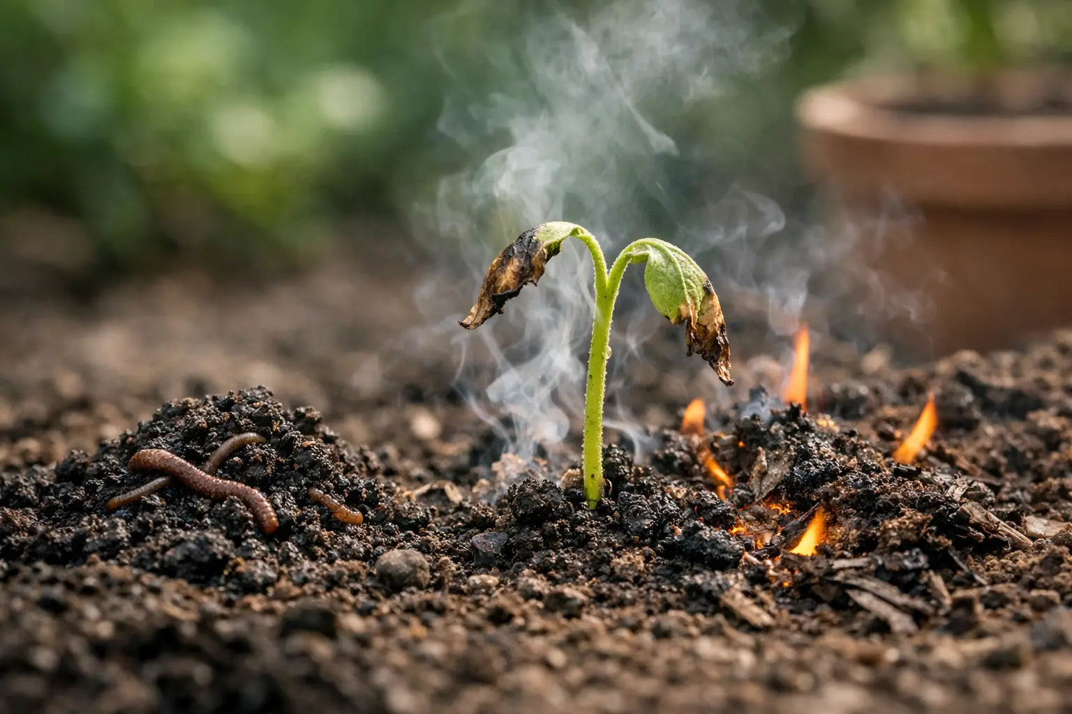 Can Worm Castings Burn Plants?