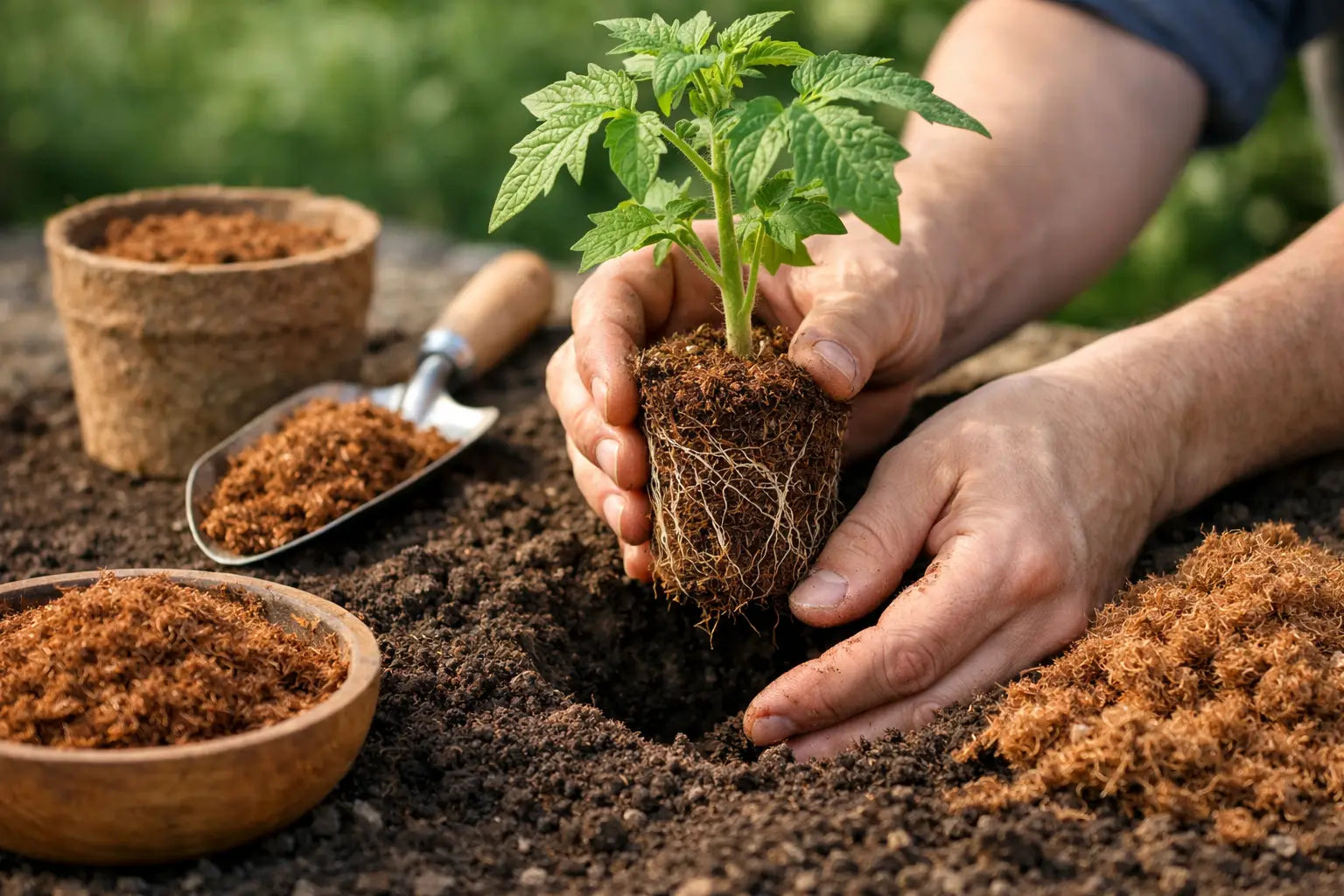 How to Plant With Coir for Healthier Roots