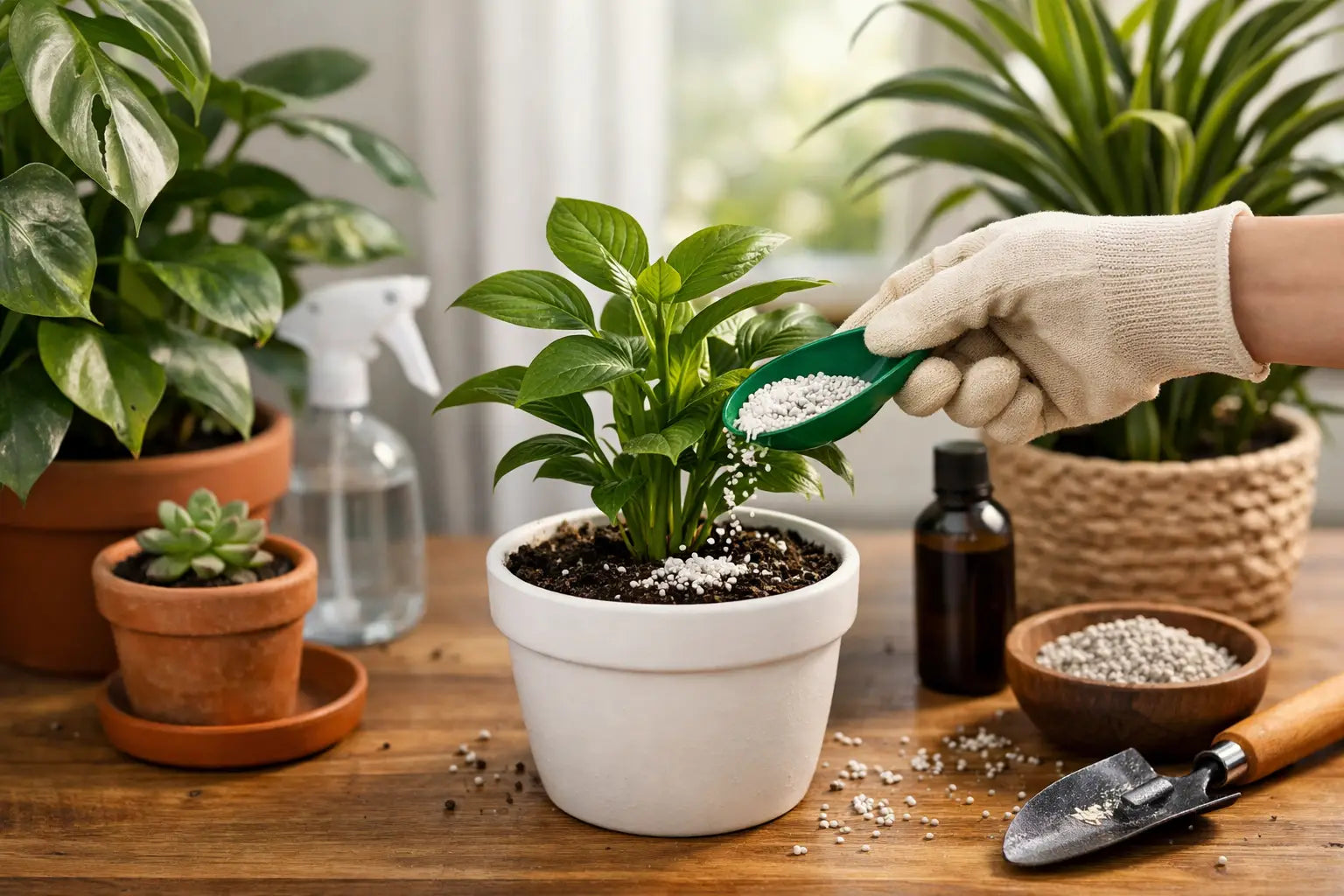 When to Fertilise Houseplants in the UK Properly