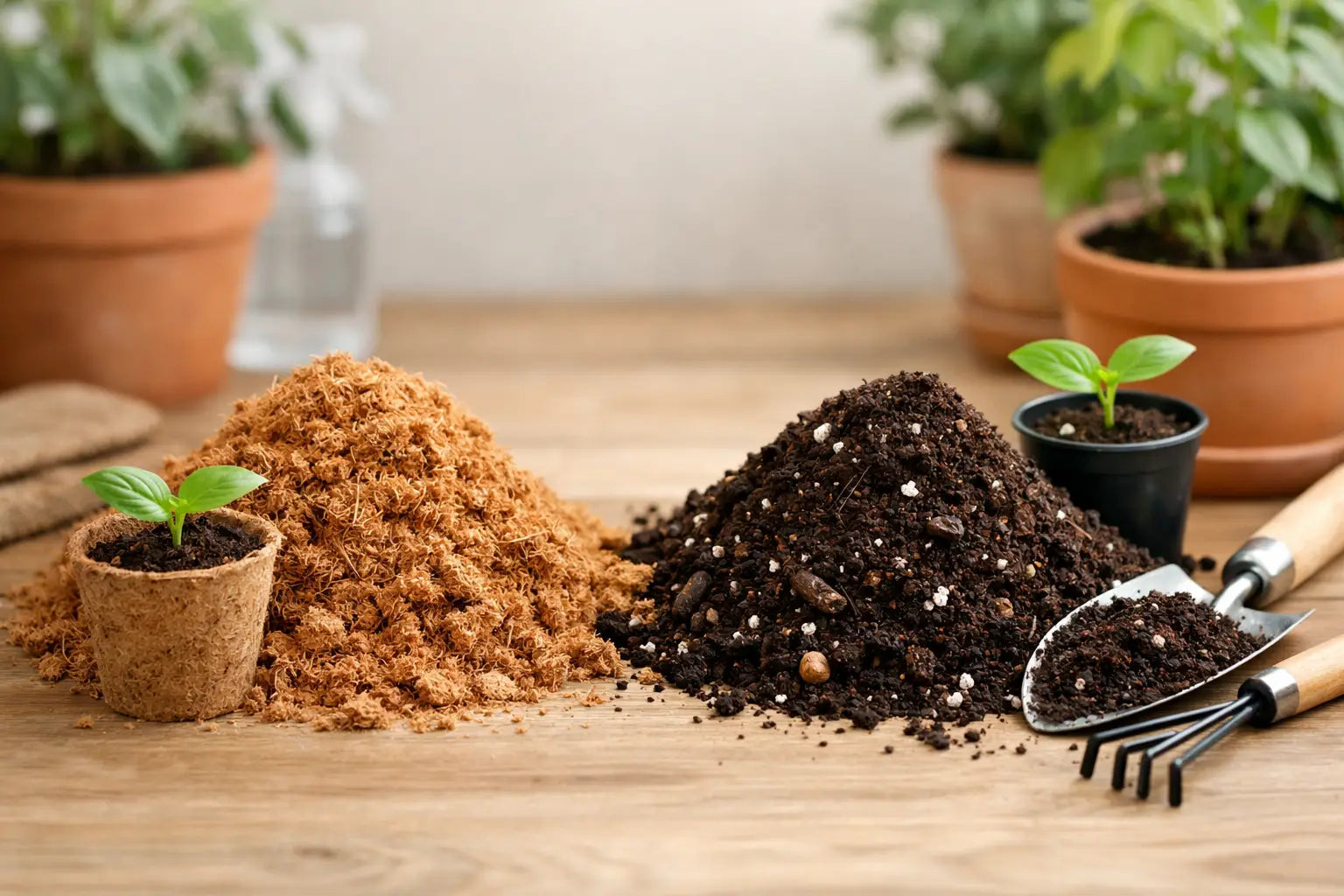 Coir vs Potting Compost: The Right Mix for Plants