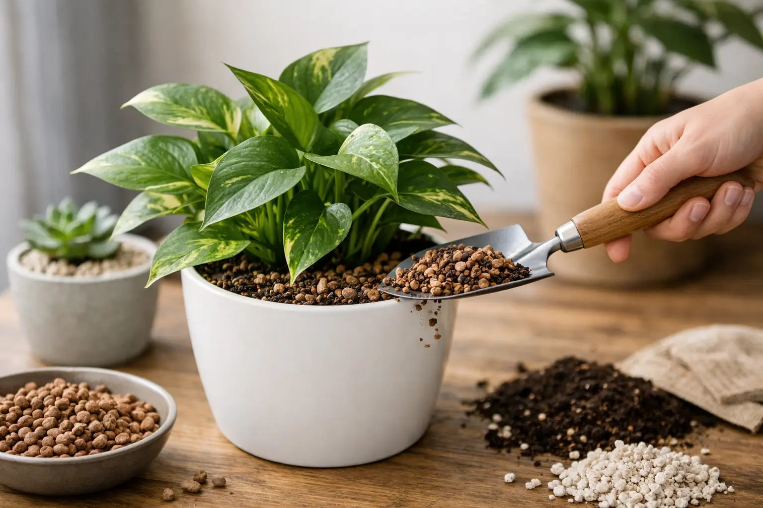 How to Top Dress Houseplants Properly