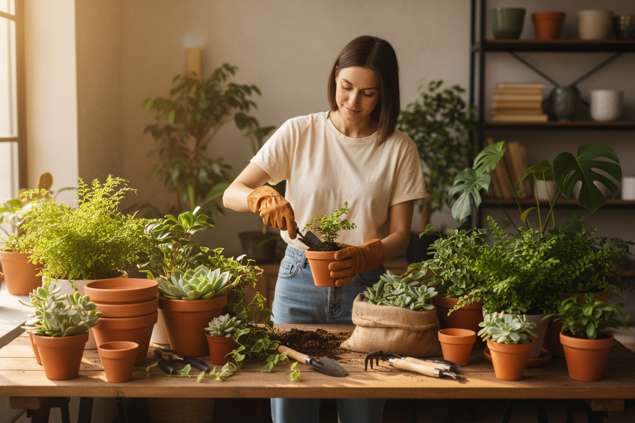 When to Re-pot Your Plants