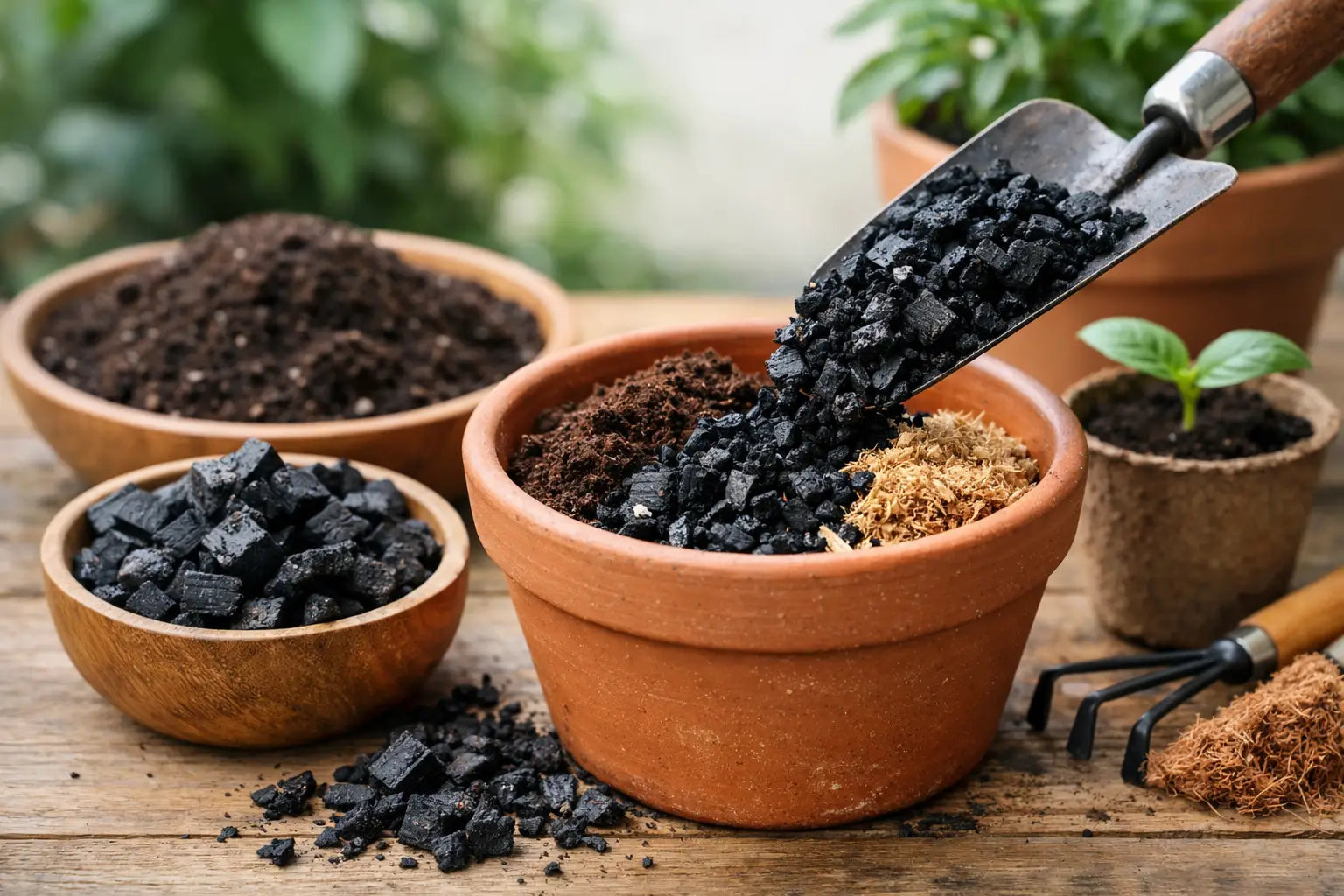 How to Use Biochar for Potting Mix